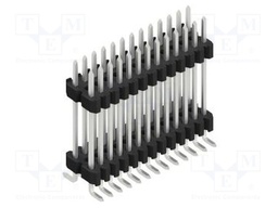 Connector: pin strips; pin header; male; PIN: 26; 1.27mm; SMT; 2x13