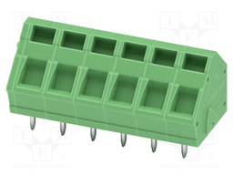 PCB terminal block, nominal current: 16 A, rated voltage (II