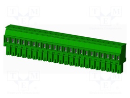 Connector: pluggable terminal block; plug; female; angled 90°