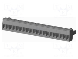 Connector: pluggable terminal block; plug; female; straight; grey