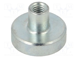 Magnet: permanent; samarium, cobalt; 60N; Ø: 16mm; H: 11.5mm; steel