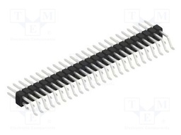 Connector: pin strips; pin header; male; PIN: 50; 2.54mm; SMT; 2x25