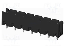 Connector: pluggable terminal block; socket; male; straight; THT