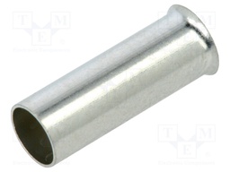 Tip: bootlace ferrule; non-insulated; copper; 6mm2; 12mm; tinned