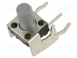 Microswitch TACT; SPST-NO; Pos: 2; 0.05A/12VDC; THT; none; 2N; round