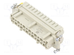 Connector: HDC; contact insert; female; Han® B,Han® ES; PIN: 24