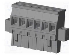 Connector: pluggable terminal block; plug; female; angled 90°