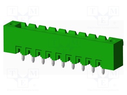Connector: pluggable terminal block; socket; male; straight; THT