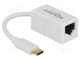 USB to Ethernet adapter; RJ45 socket,USB C plug; USB 3.1 Gen 1