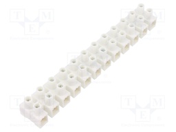 Terminal block; screw terminal; 4mm2; 400V; ways: 12; terminals: 24