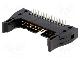 Socket; IDC; male; PIN: 26; angled 90°; THT; gold-plated; 2.54mm