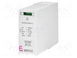 Cartridge for surge arrestor; Type 1+2; In 8/20us: 65kA; socket