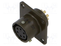 Connector: circular; plug; PT/451