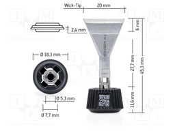 Tip; special; 20mm; longlife; for soldering station