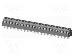 Connector: PCB terminal block; terminal; angled 45°; on PCBs
