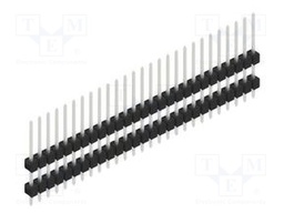 Connector: pin strips; pin header; male; PIN: 27; 2.54mm; THT; 1x27