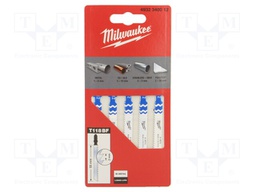 Hacksaw blade; metal; 55mm; 5pcs; Kind of holder: T