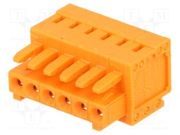 Pluggable terminal block; 3.81mm; ways: 6; straight; plug; female