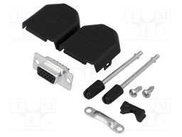 D-Sub HD; PIN: 15; plug; female; soldering; for cable