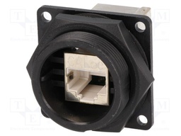 Socket; RJ45; DC; PIN: 8; Cat: 5e; shielded; Layout: 8p8c; IP67,IP68
