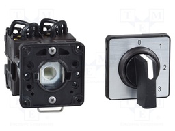 Switch: voltmeter cam switch; Stabl.pos: 4; 12A; 0-L1L2-L2L3-L3L1