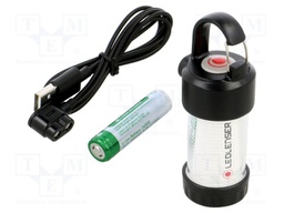 Torch: LED; 45h; 5lm,30lm,50lm,150lm; black; IP66; 3700-4200K