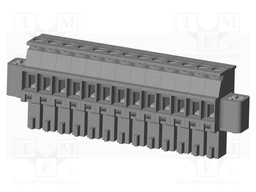 Connector: pluggable terminal block; plug; female; angled 90°