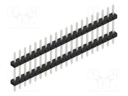 Connector: pin strips; pin header; male; PIN: 20; 2mm; THT; 1x20