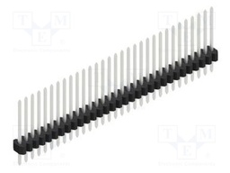 Connector: pin strips; pin header; male; PIN: 31; 1.27mm; THT; 1x31