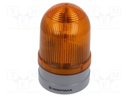 Signaller: lighting; evs,flashing light; orange; 115÷230VAC; IP66