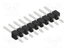 Connector: pin strips; pin header; male; PIN: 9; 2.54mm; SMT; 1x9