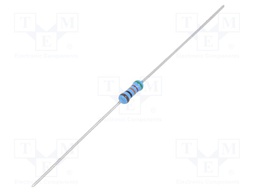 Resistor: thin film; THT; 523Ω; 600mW; ±5%; Ø2.5x6.5mm; 50ppm/°C