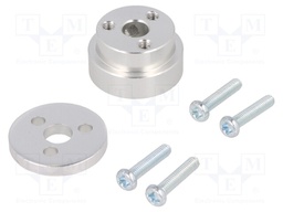 Bracket wheel; Shaft: D spring; Pcs: 1; Shaft dia: 6mm; Ø: 21.9mm