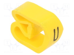 Markers for cables and wires; Label symbol: U; 8÷16mm; PVC; PA