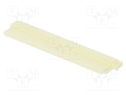 Contact; female; DF19; for cable; 1mm; Type: w/o contacts; PIN: 30
