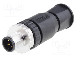 Plug; M12; PIN: 5; male; A code-DeviceNet / CANopen; for cable