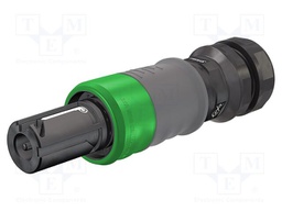 Connector: AC supply; screw terminal (AxiClamp); female; 16BL