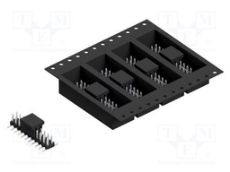 Connector: pin strips; pin header; male; PIN: 22; 2mm; SMT; 2x11