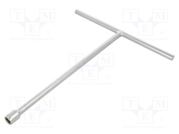 Wrench; socket spanner; 9mm; Chrom-vanadium steel; L: 250mm