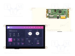 Display: TFT; 7"; 800x480; 520BSRAM,8MBPSRAM,16MBFLASH; 475cd/m2