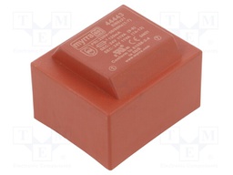 Transformer: encapsulated; 22VA; 230VAC; 24V; 24V; 458mA; 458mA