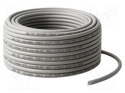 Wire; U/UTP; 4x2x23AWG; 6; wire; Cu; PVC; grey; 100m