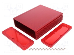Enclosure: multipurpose; X: 177.6mm; Y: 209mm; Z: 61.1mm; red