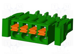 Connector: pluggable terminal block; plug; female; straight; 5.5A