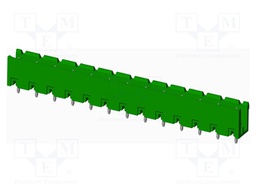 Connector: pluggable terminal block; socket; male; straight; THT