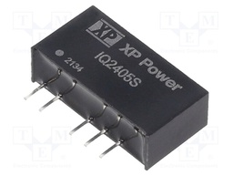 Converter: DC/DC; 1W; Uin: 24V; Uout: 5VDC; Uout2: -5VDC; Iout: 100mA
