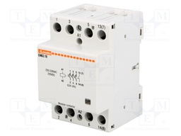 Contactor: 4-pole installation; NO x4; 220÷230VAC; 220÷230VDC