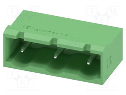 PCB headers, nominal cross section: 2.5 mm?, color: green, n