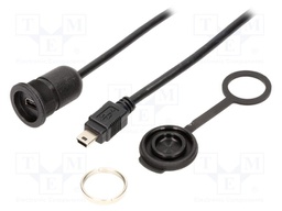 Adapter cable; USB B mini socket,USB B mini plug; 1310; USB 2.0