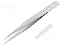 Tweezers; 120mm; for precision works; Blades: straight,narrowed